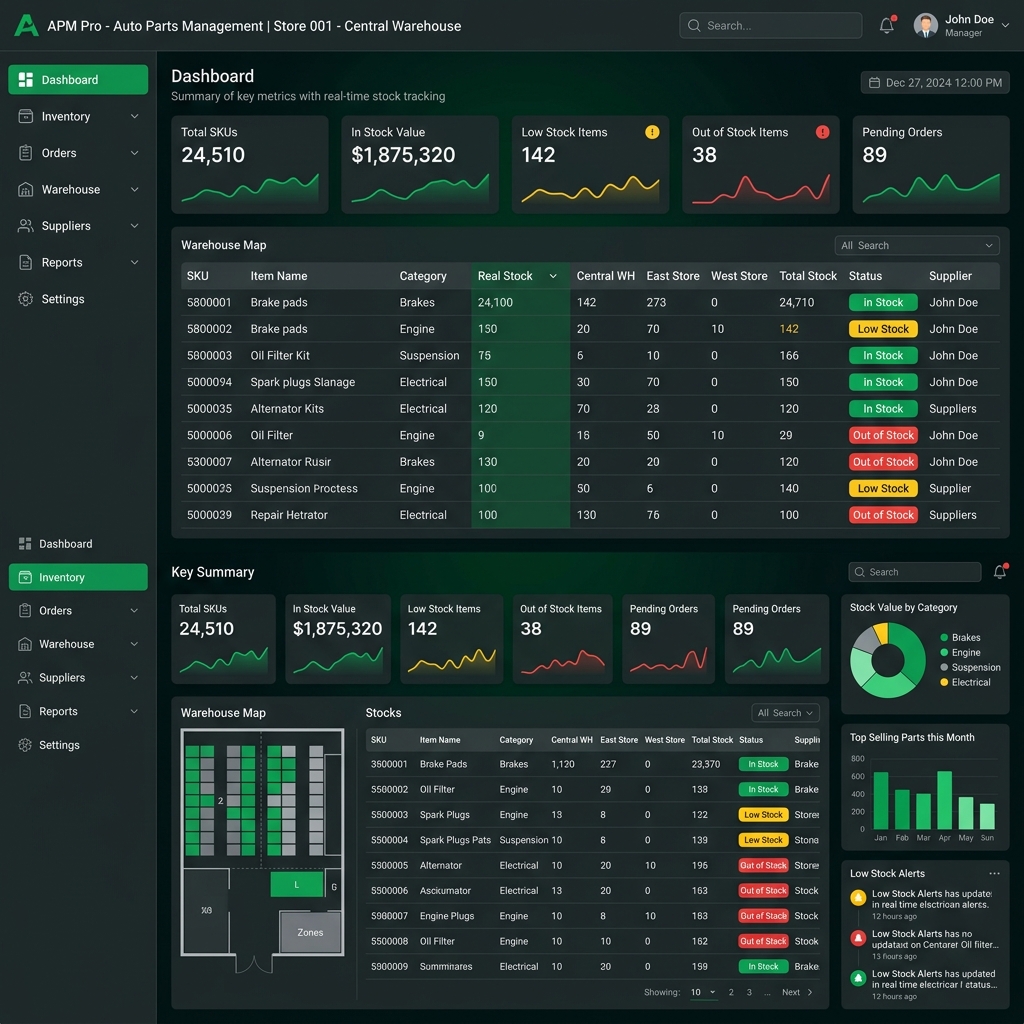 AutoParts Hub — project by i Labs